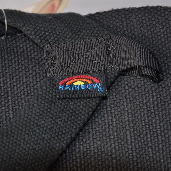 Rainbow Hemp Eco Sandals Black Size S 7.5-8.5 - Picture 7 of 7